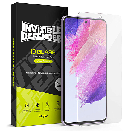 Защитное стекло для Samsung Galaxy S21 FE на экран противоударное Ringke ID прозрачное 2 шт.