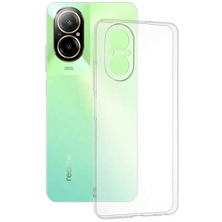 Чехол для Realme C67 силиконовый Clear Case прозрачный