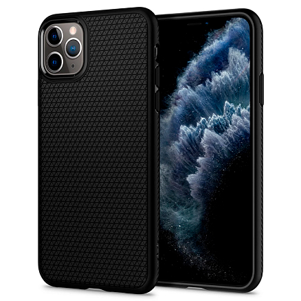Чехол для iPhone 11 Pro Max гелевый Spigen SGP Liquid Air матовый черный