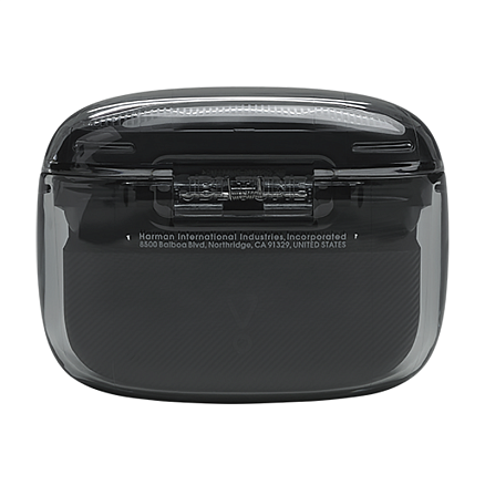 Наушники TWS беспроводные JBL Tune Beam Ghost вакуумные с микрофоном прозрачно-черные