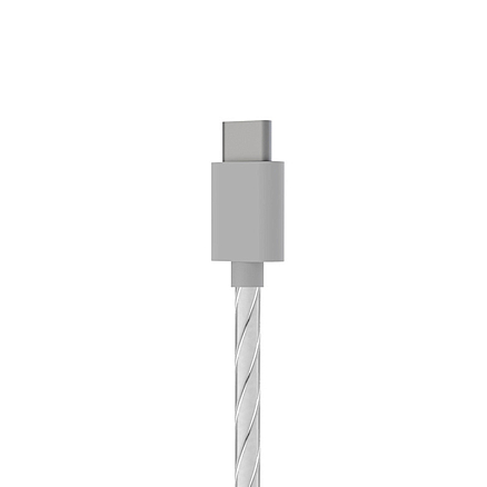 Наушники Ritmix RH-150M вакуумные с микрофоном и пультом серебристые