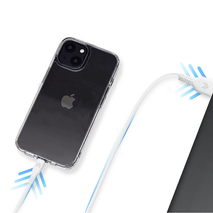 Зарядное устройство сетевое Type-C 20W с кабелем Type-C Rocket Space Combo (быстрая зарядка QC, PD) белое