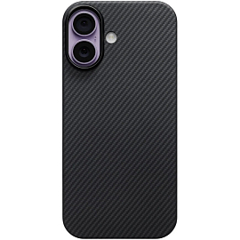 Чехол для iPhone 17 кевларовый тонкий Pitaka Ultra-Slim черный