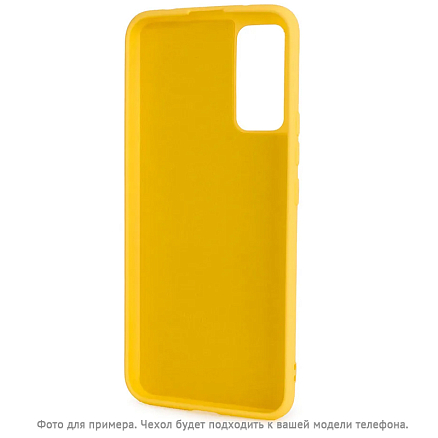 Чехол для Huawei Y6p силиконовый CASE Cheap Liquid желтый