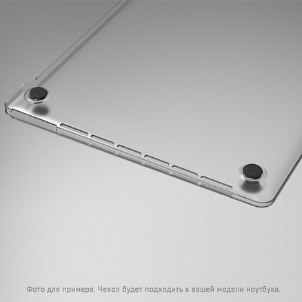 Чехол для Apple MacBook Air 13 (2018-2019) A1932, (2020) А2179, M1 (2020) A2337 ультратонкий WiWU iShield Hard матовый прозрачный