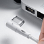Кабель Type-C - MagSafe для зарядки Macbook длина 2 м 60W магнитный плетеный с L-образным штекером Baseus Zinc белый