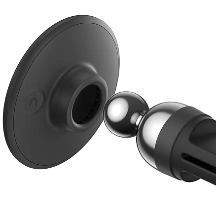 Держатель автомобильный в решетку обдува магнитный Baseus C01 черный