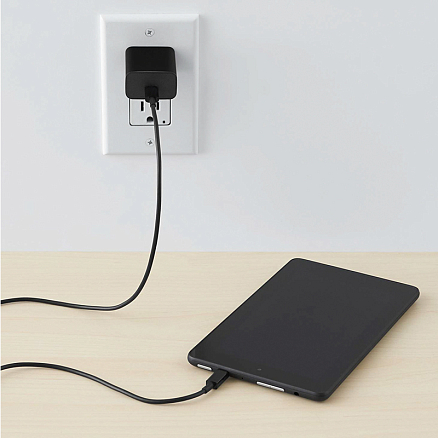 Кабель Type-C - MicroUSB 1 м черный