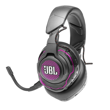 Наушники JBL Quantum One полноразмерные с микрофоном и активным шумоподавлением игровые черные