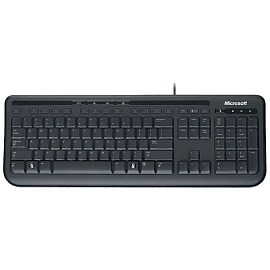 Клавиатура Microsoft Wired Keyboard 600 черная