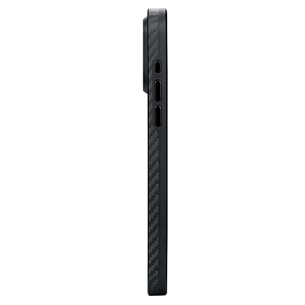 Чехол для iPhone 15 гибридный Pitaka MagEZ 4 1500D черно-серый