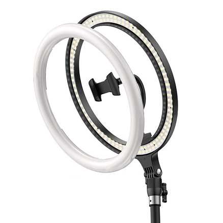 Кольцевая лампа диаметром 30 см со штативом высотой 60-200 см Baseus Live Stream черная