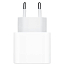 Зарядное устройство сетевое Type-C 20W Apple MHJE3ZMA/A AR оригинальное (быстрая зарядка PD) белое