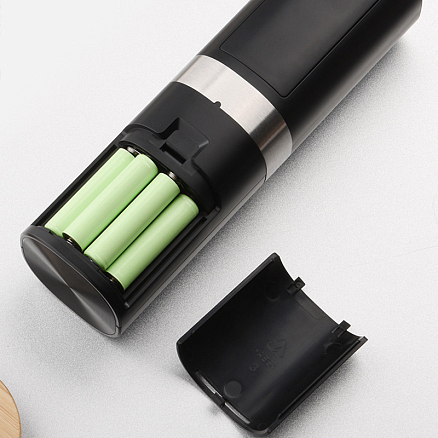 Электрическая мельница для соли и перца KLT KYMQ-7B черная