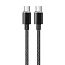 Кабель Type-C - Type-C для зарядки 1,2 м 5А 100W плетеный McDodo CA-3670 (быстрая зарядка PD) черный