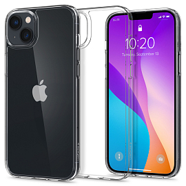 Чехол для iPhone 14 Plus гибридный Spigen Air Skin Hybrid прозрачный