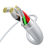 Кабель USB - MicroUSB для зарядки 2 м 2A Baseus Superior белый