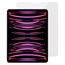 Защитное стекло для iPad Air 2020, 2022, Pro 11 2021, 2022 на весь экран противоударное uBear Flat Shield 2.5D 0,2 мм прозрачное