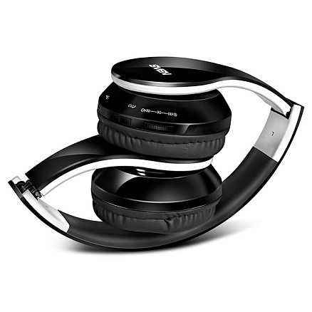 Наушники беспроводные Bluetooth Sven AP-B450MV накладные с микрофоном складные черные