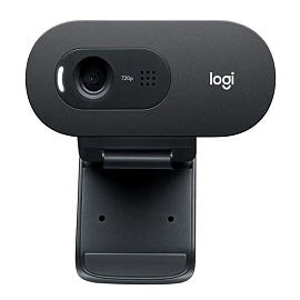 Веб-камера с высоким разрешением 720p Logitech C505 черная