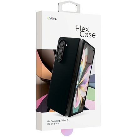 Чехол для Samsung Galaxy Z Fold 5 гибридный VLP Flex черный