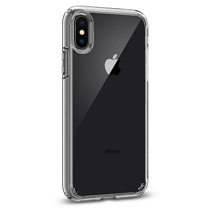 Чехол для iPhone X, XS гибридный Spigen SGP Ultra Hybrid прозрачно-черный