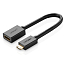 Кабель MiniHDMI - HDMI (папа - мама) длина 22 см версия 2.0 Ugreen 20137 черный