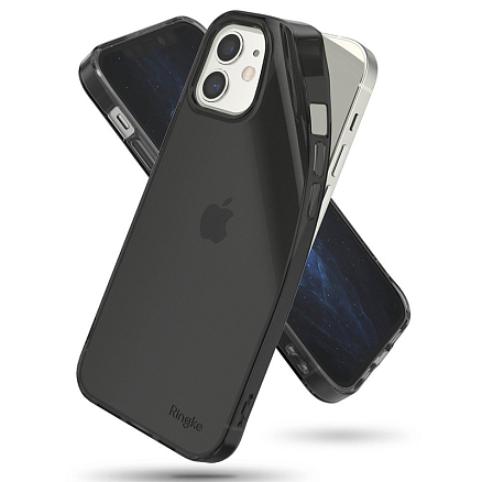 Чехол для iPhone 12 Mini гелевый ультратонкий Ringke Air прозрачный черный