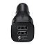 Зарядное устройство автомобильное с двумя USB входами 2А и microUSB кабелем Samsung EP-LN920BBEGRU черное