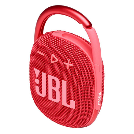 Портативная колонка JBL Clip 4 с защитой от воды красная