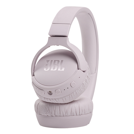 Наушники беспроводные Bluetooth JBL Tune 660NC накладные с микрофоном и шумоподавлением складные розовые