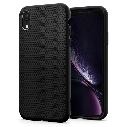 Чехол для iPhone XR гелевый Spigen SGP Liquid Air черный