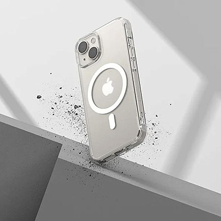 Чехол для iPhone 14 Plus гибридный Ringke Fusion Magnetic MagSafe прозрачный матовый