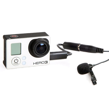 Микрофон петличный Boya BY-LM20 для экшн-камер GoPro