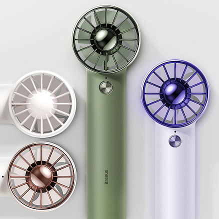 Вентилятор портативный ручной Baseus Flyer Turbine 4000 мАч белый