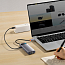 Хаб (разветвитель) Type-C - 2 x HDMI, 3 х USB 3.0, Type-C PD, RJ45 Baseus Gleam Series серый