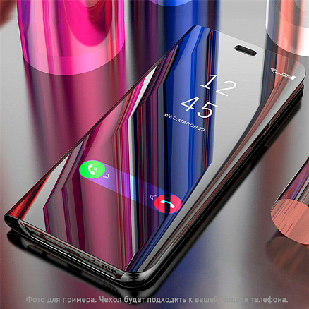Чехол для Xiaomi Mi Note 10 Lite книжка Hurtel Clear View черный