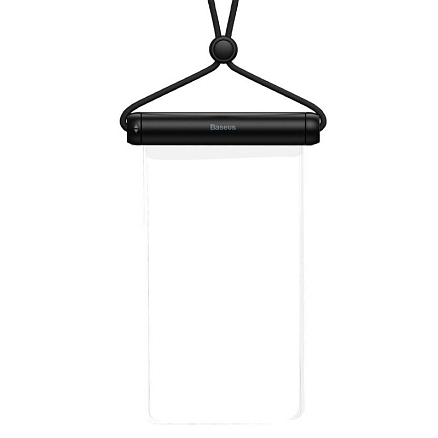 Водонепроницаемый чехол для телефона до 7,2 дюйма Baseus Slide-сover черный