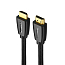 Кабель HDMI - HDMI (папа - папа) длина 1 м версия 2.0 4K 60Hz плетеный Ugreen HD118 черный
