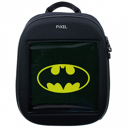  Умный рюкзак PIXEL One с LED экраном и отделением для ноутбука до 15 дюймов черный