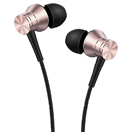 Наушники 1More E1009 Piston Fit вакуумные с микрофоном розовые