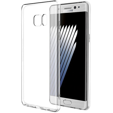 Чехол для Samsung Galaxy Note 7 ультратонкий мягкий Rock Ultrathin TPU прозрачный