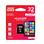 Карта памяти GOODRAM MicroSDHC 32Gb Class 10 с адаптером SD