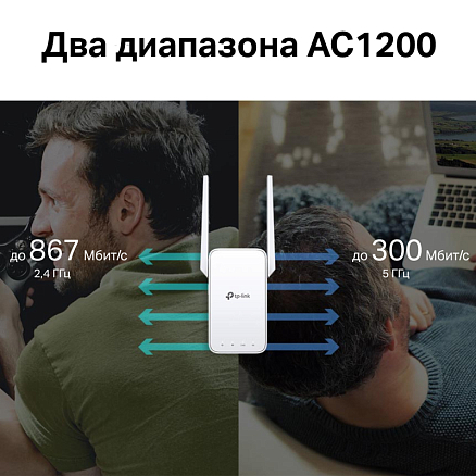 Усилитель сигнала Wi-Fi TP-Link RE315 белый