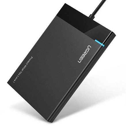 Корпус для внешнего жесткого диска 2.5 дюйма USB 3.0 Ugreen US221 30847 черный