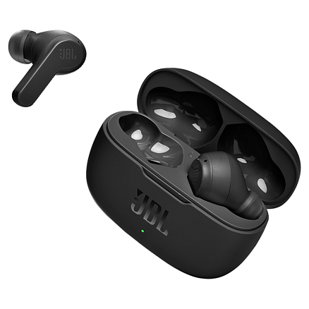 Наушники TWS беспроводные Bluetooth JBL Wave 200 вакуумные с микрофоном черные