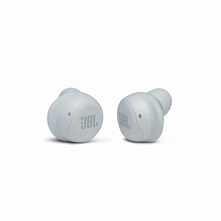 Наушники TWS беспроводные JBL Live Free NC вакуумные с микрофоном и активным шумоподавлением белые