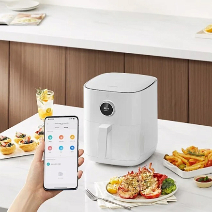 Аэрофритюрница Xiaomi Smart Air Fryer 4.5 л белая
