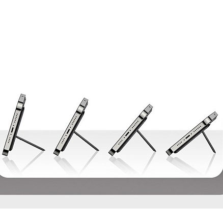 Подставка для телефона складная портативная Baseus Foldable Bracket черная