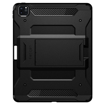Чехол для iPad Pro 12.9 2021 гибридный для экстремальной защиты Spigen Tough Armor Pro черный